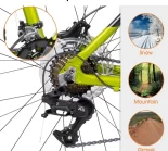 bicicleta mountain bike -Hiland-16 speed drivetrain