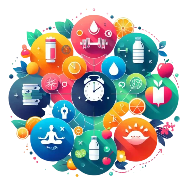 infografias sobre salud y bienestar-blog-ejercicios-alimento saludable-dietas-meditación 