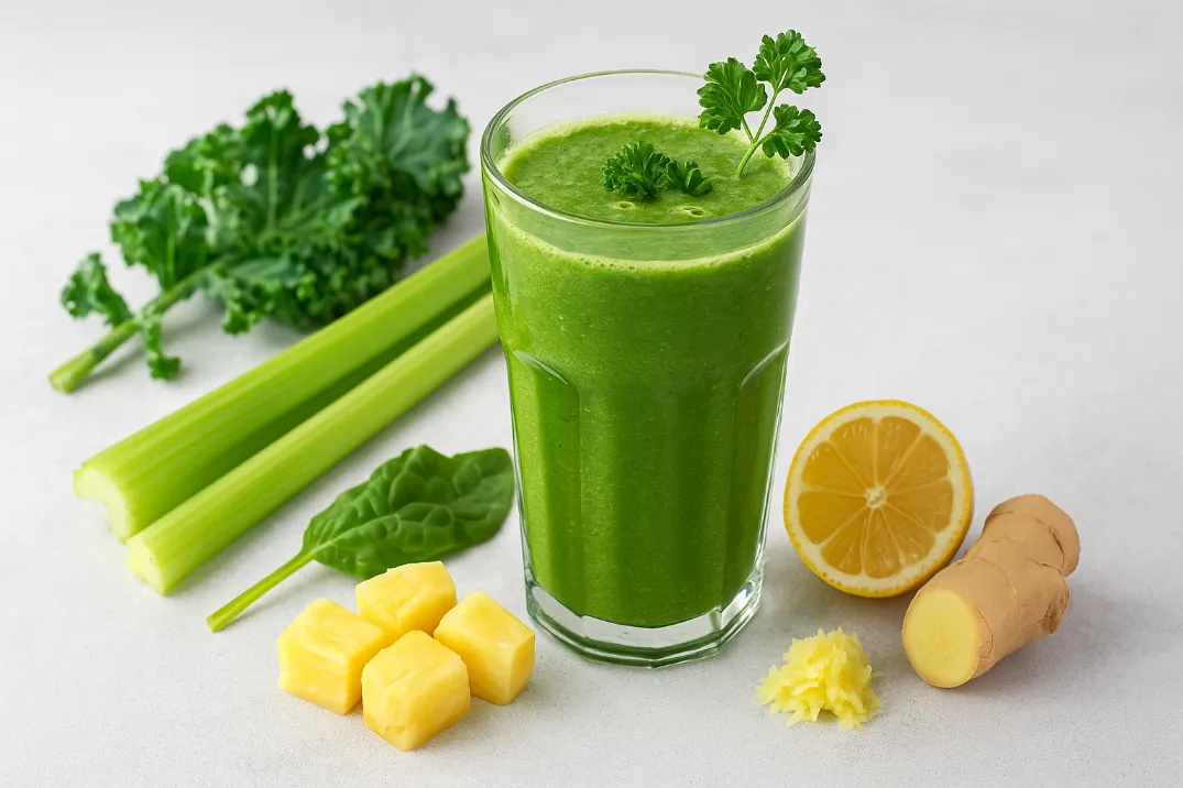 Jugo verde nutritivo- Beneficios de consumir un jugo verde saludable