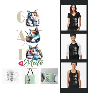 Las mejores camisetas “T-shirt”cat-mate-3 Gatitos mateadores