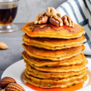 Pancakes Saludables de Zanahoria y Nueces: Receta Rápida en 16 Minutos para un Desayuno Nutritivo