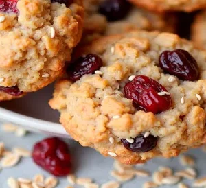 Galletas de Avena con Arándanos: Rico y Saludable