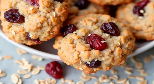 Galletas de Avena con Arándanos: Rico y Saludable