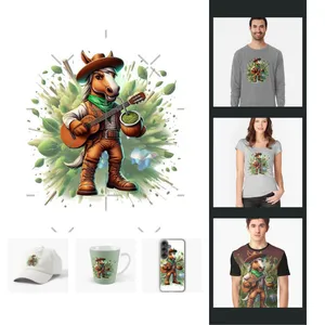 Las mejores camisetas “T-shirt”de una caballo gaucho tomando mate argentino